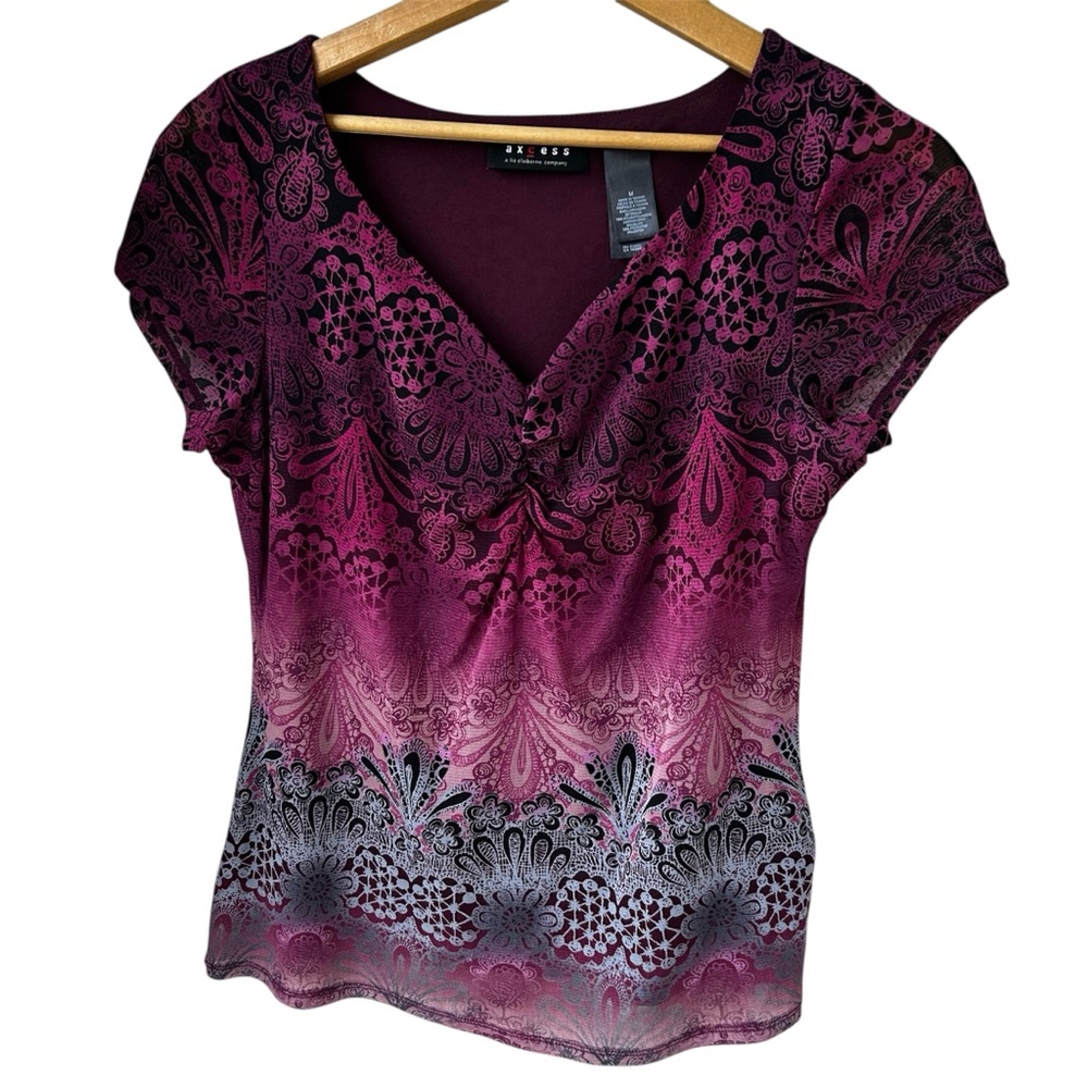 Vintage Y2K Mesh Top Boho Fairycore Phoebe Buffay Witchcore Witchy